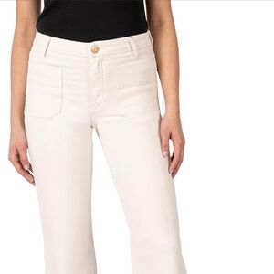 Kut from the Kloth Cream Flare Jeans